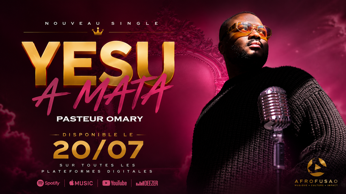 YESU A MATA: Pasteur Omary une o Amapiano e o Afrobeat Gospel em um poderoso novo single